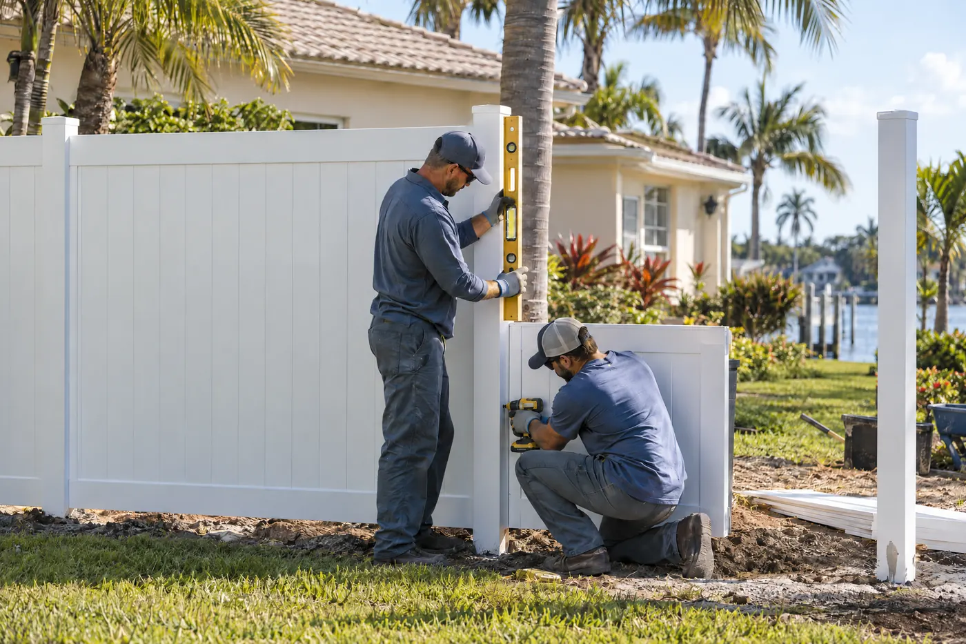 Fence Installation & Repair professional at work