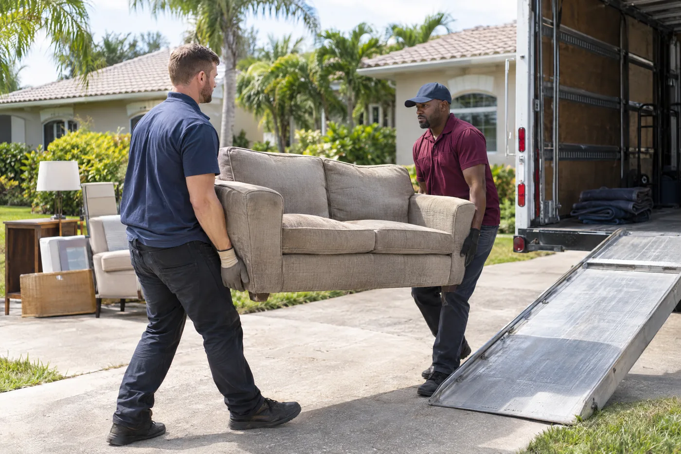 Junk Removal professional at work